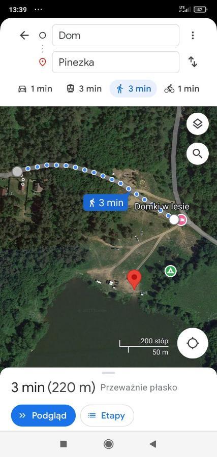 Kaszuby Domek Nad Jeziorem, Las, Grill, Ognisko, Taras, 6 Osob Bozepole Krolewskie Eksteriør billede